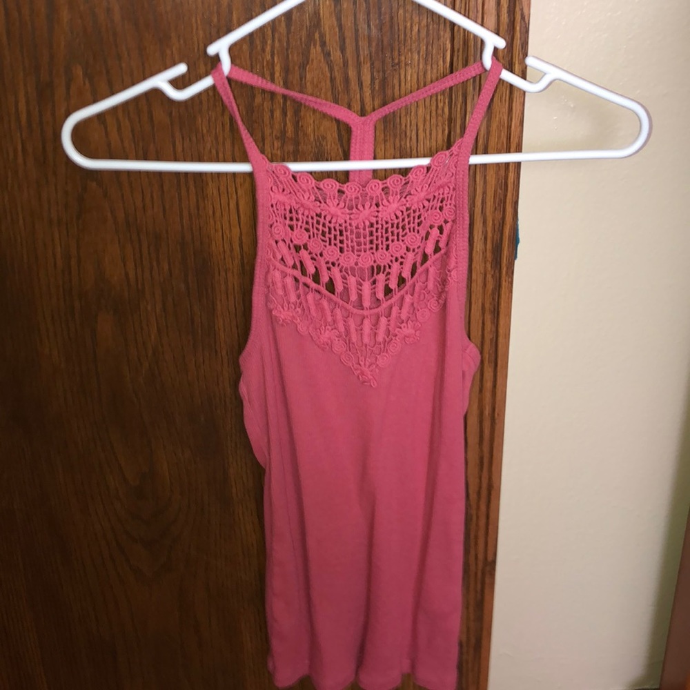 Aeropostale Pink Halter Tank Top